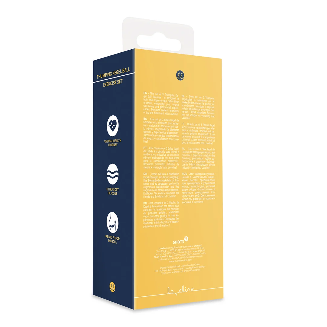 Set d’entraînement avec boules de Kegel · Jaune citron – Image 2