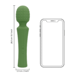 Vibromasseur wand, puissant masseur avec poignée silencieuse, Green Mumba (Loveline by Shots) – Image 12