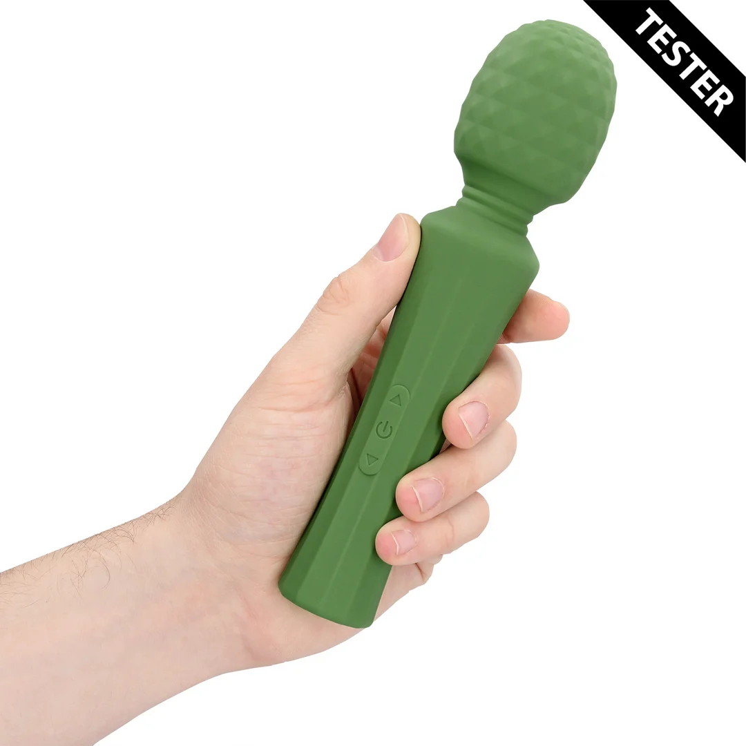 Vibromasseur wand, puissant masseur avec poignée silencieuse, Green Mumba (Loveline by Shots) – Image 6