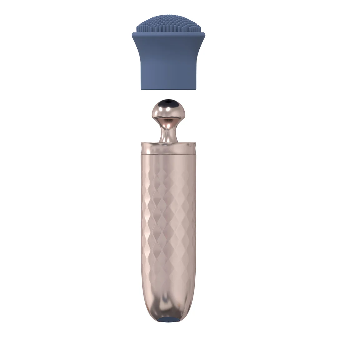 Vibromasseur interchangeable Thrill bleu – Image 3