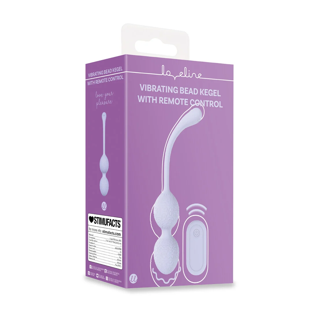 Vibromasseur anal à 10 modes – Vibrating Bead Kegel avec télécommande - Lavande - Modèle de démonstration – Image 5