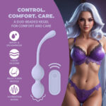 Vibromasseur anal à 10 modes – Vibrating Bead Kegel avec télécommande - Lavande - Modèle de démonstration – Image 8