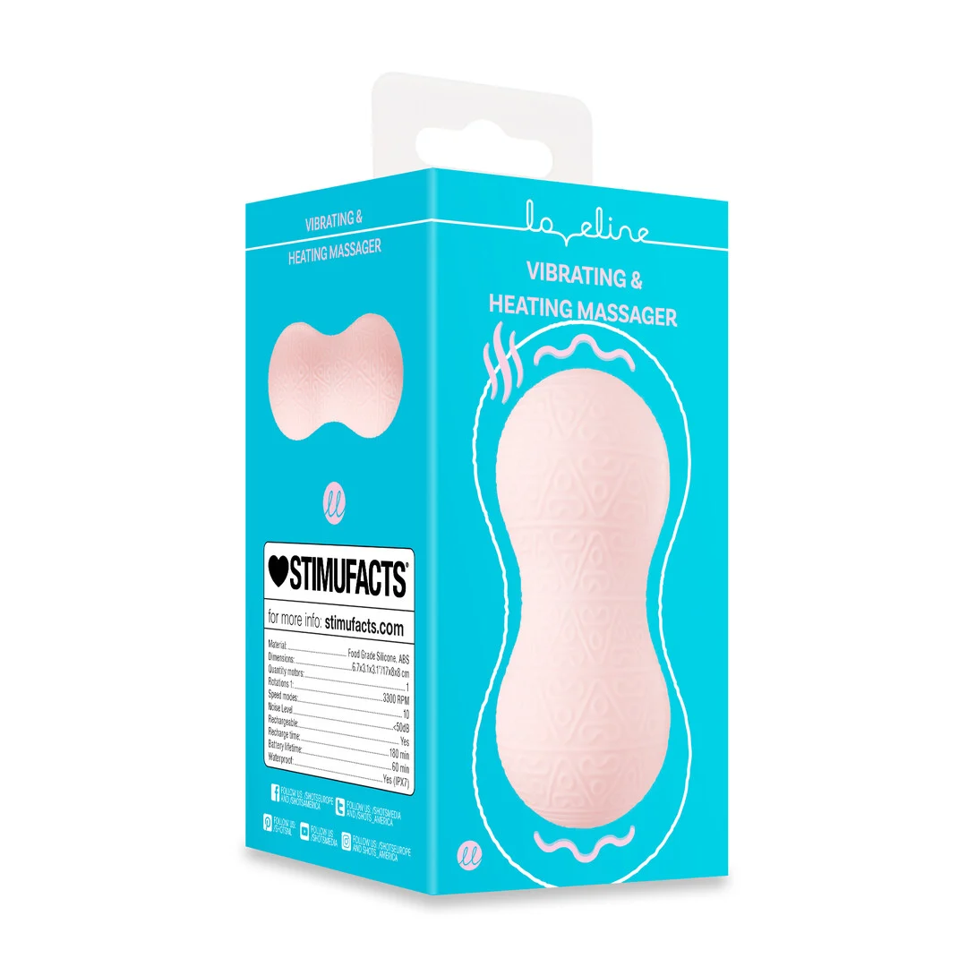 vibromasseur avec fonction chauffante, Loveline by Shots, rose Loveline by Shots – Image 5
