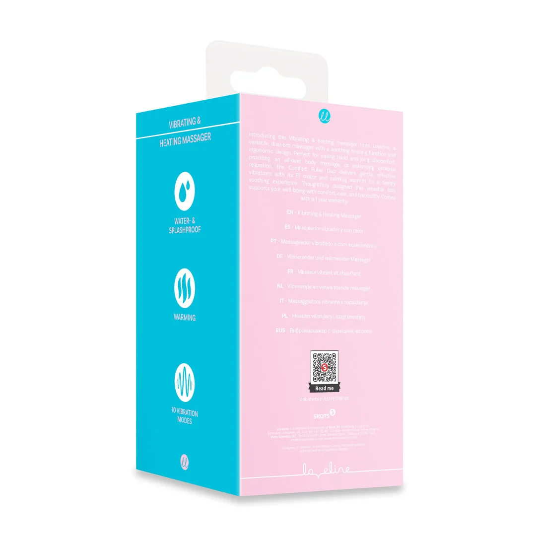 vibromasseur avec fonction chauffante, Loveline by Shots, rose Loveline by Shots – Image 6