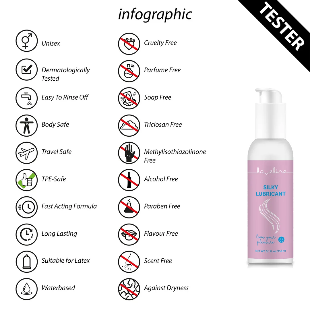Lubrifiant neutre – Consistance naturelle et soyeuse – 150 ml – Loveline by Shots – Image 2