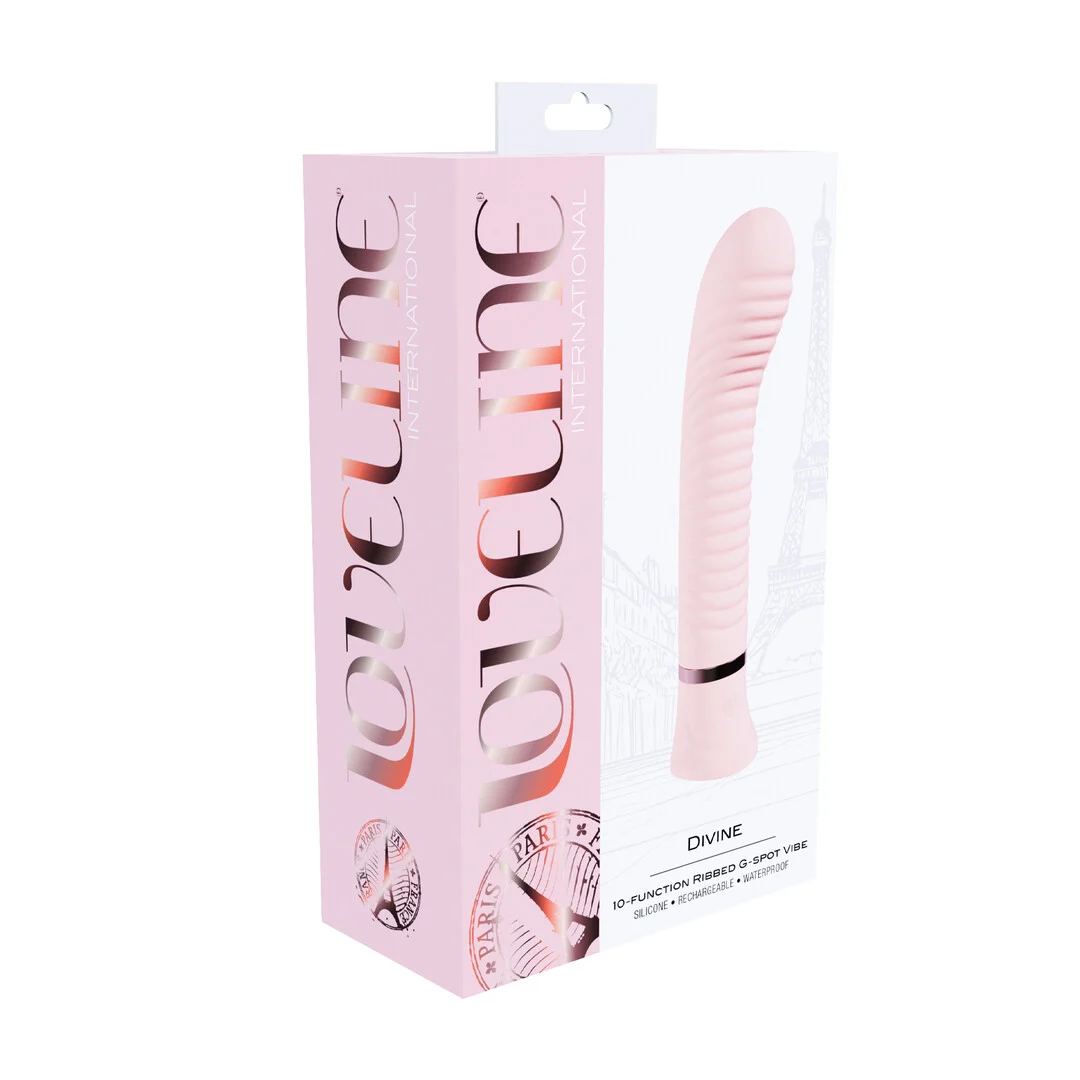 Vibromasseur pour le point G, 10 modes et étanche, Loveline Paris Collection, rose, Loveline by Shots – Image 2