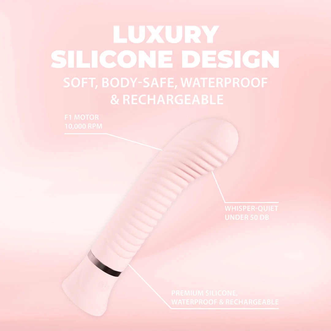Vibromasseur pour le point G, 10 modes et étanche, Loveline Paris Collection, rose, Loveline by Shots – Image 5