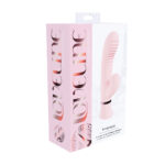Vibromasseur rabbit à reliefs pour le point G, 10 modes, Loveline rose, Loveline by Shots – Image 2