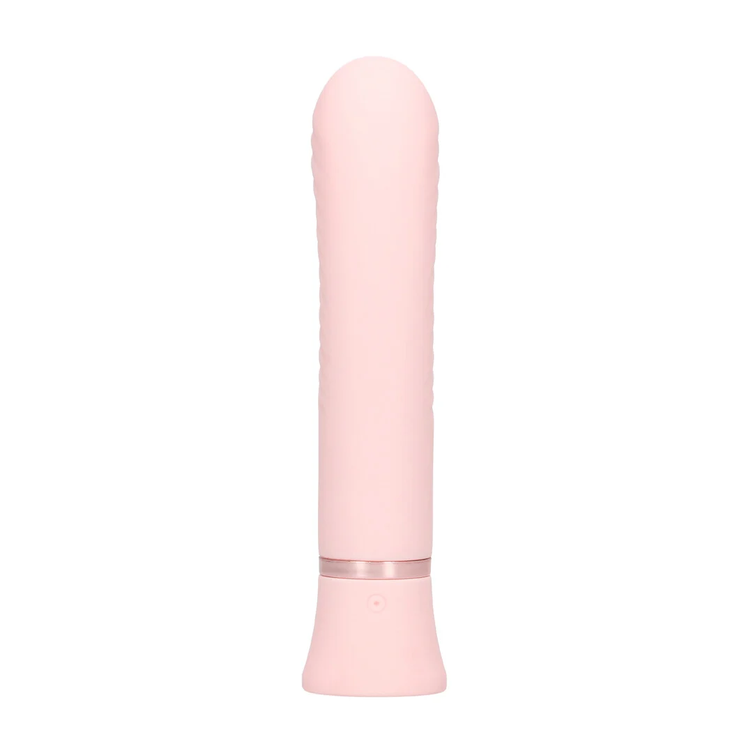 Vibromasseur rabbit à reliefs pour le point G, 10 modes, Loveline rose, Loveline by Shots – Image 4