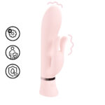 Vibromasseur rabbit à double moteur et 10 modes, Loveline Tendre rose, Loveline by Shots – Image 6