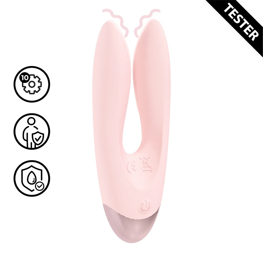 LOVU052PNKTEST Vibromasseur Amour Loveline by Shots à 10 fonctions – Image 1