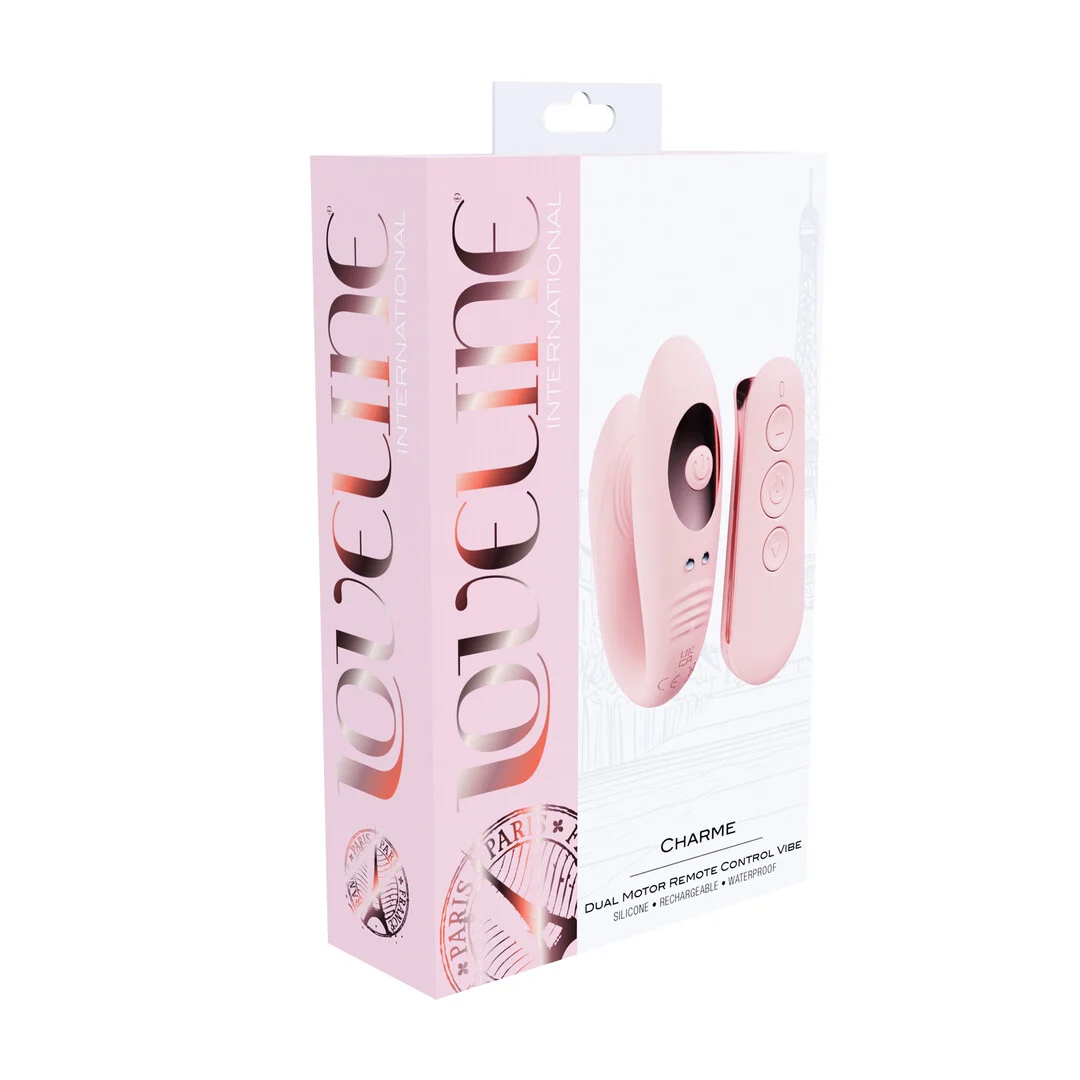 Vibromasseur duo avec télécommande – Charme Loveline by Shots – Image 2