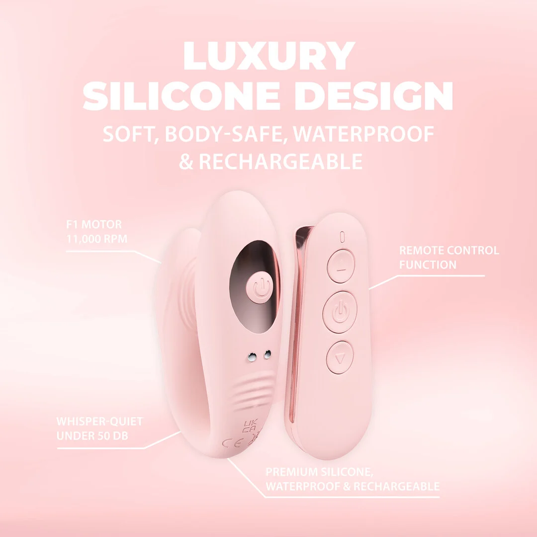Vibromasseur duo avec télécommande – Charme Loveline by Shots – Image 6