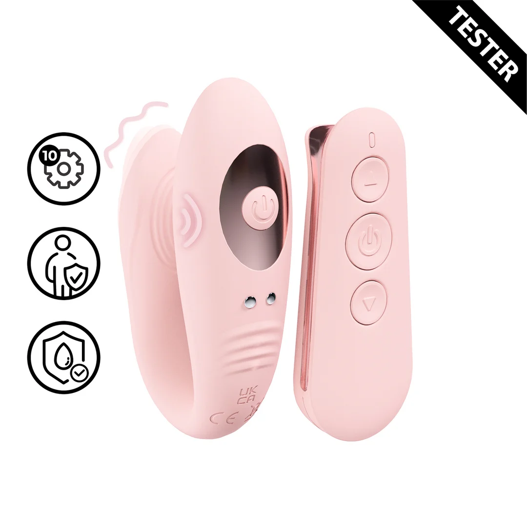 LOVU053PNKTEST Vibromasseur duo avec télécommande – Charme Loveline by Shots – Image 1