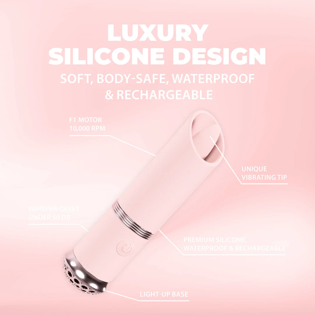 mini vibromasseur – 10 modes et stimulation ciblée – Loveline by Shots Rose Loveline by Shots – Image 5