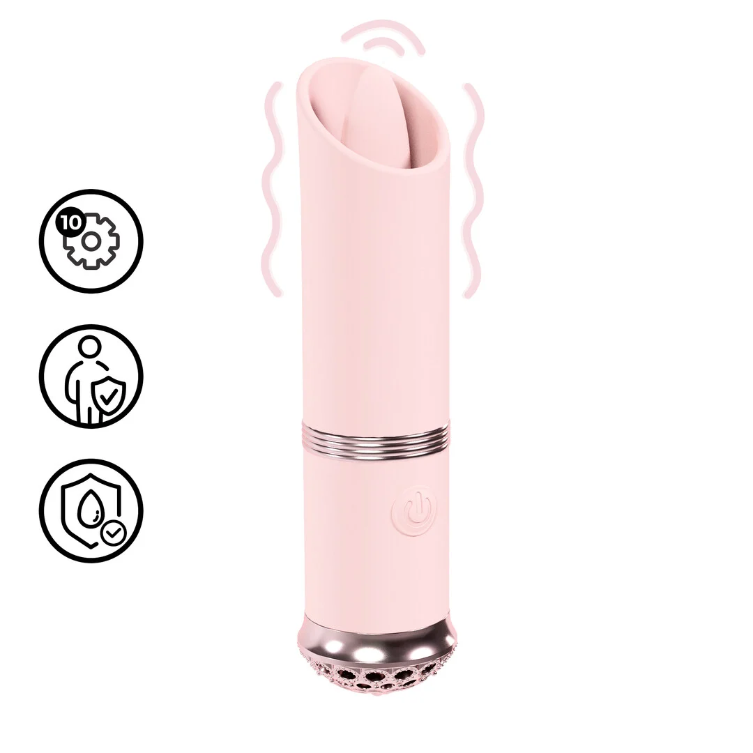 mini vibromasseur – 10 modes et stimulation ciblée – Loveline by Shots Rose Loveline by Shots – Image 6