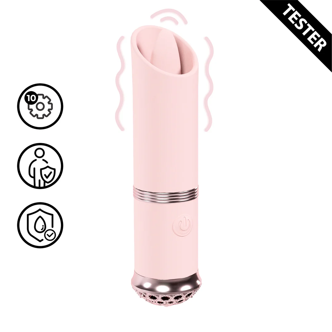 mini vibromasseur – 10 modes et stimulation ciblée – Loveline by Shots Rose Loveline by Shots – Image 1