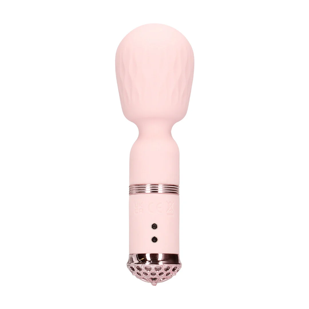 Vibromasseur wand · 10 modes · Loveline Velour Roze (Tester) Loveline by Shots – Image 3