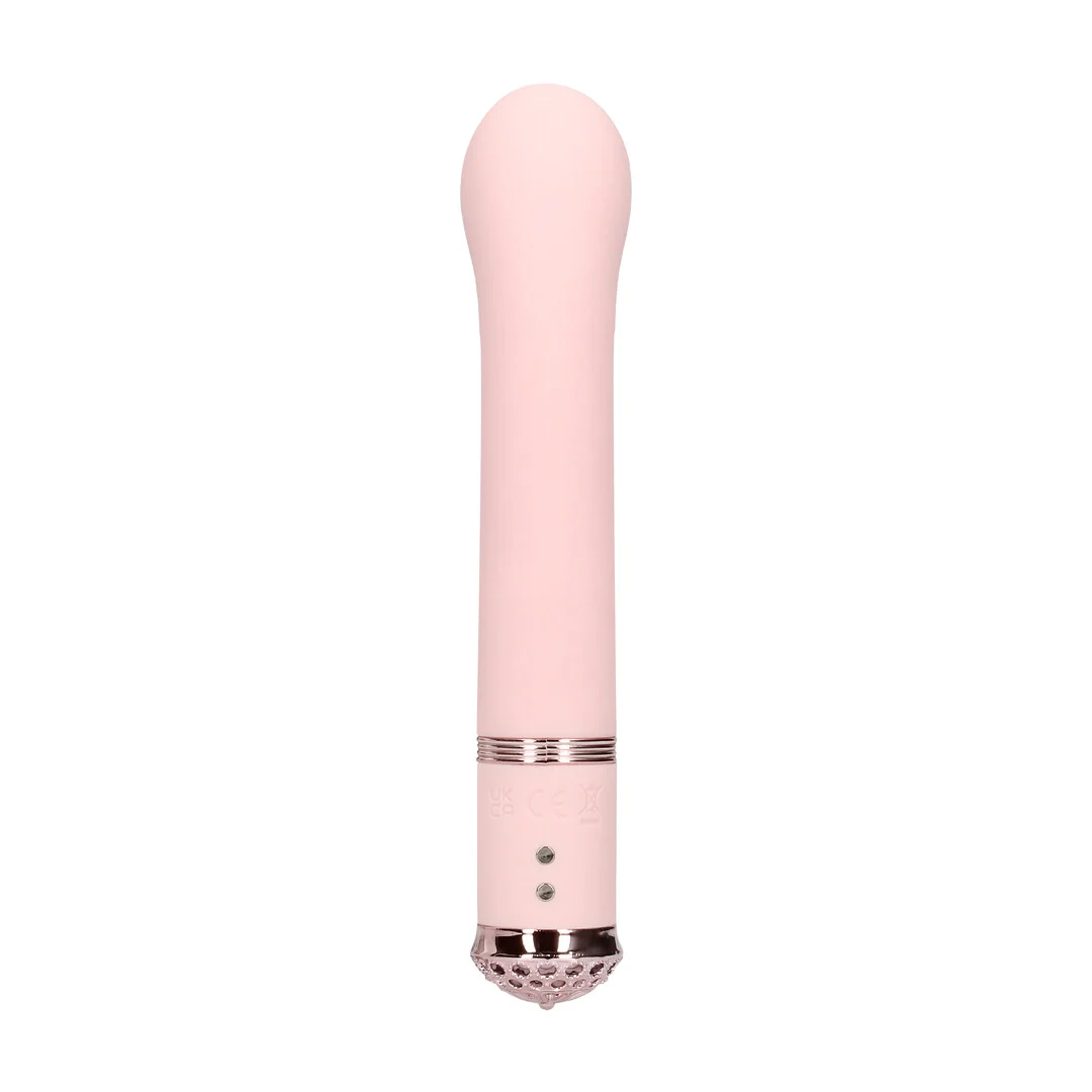 Vibromasseur rabbit – silicone étanche et doux pour le corps – Loveline Belle rose Loveline by Shots – Image 3