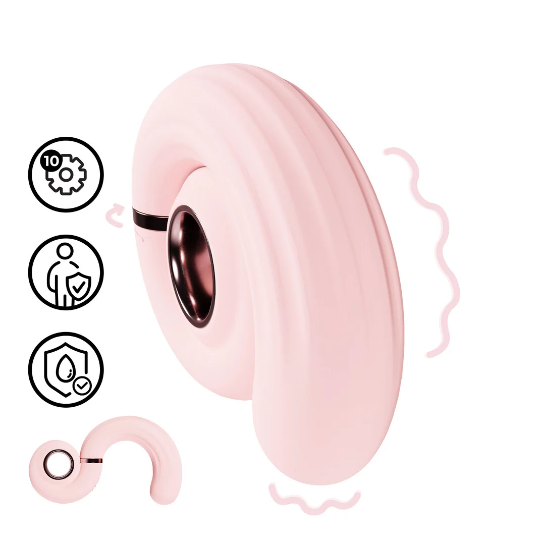 Vibromasseur, 10 modes, Loveline rose Loveline by Shots – Image 10