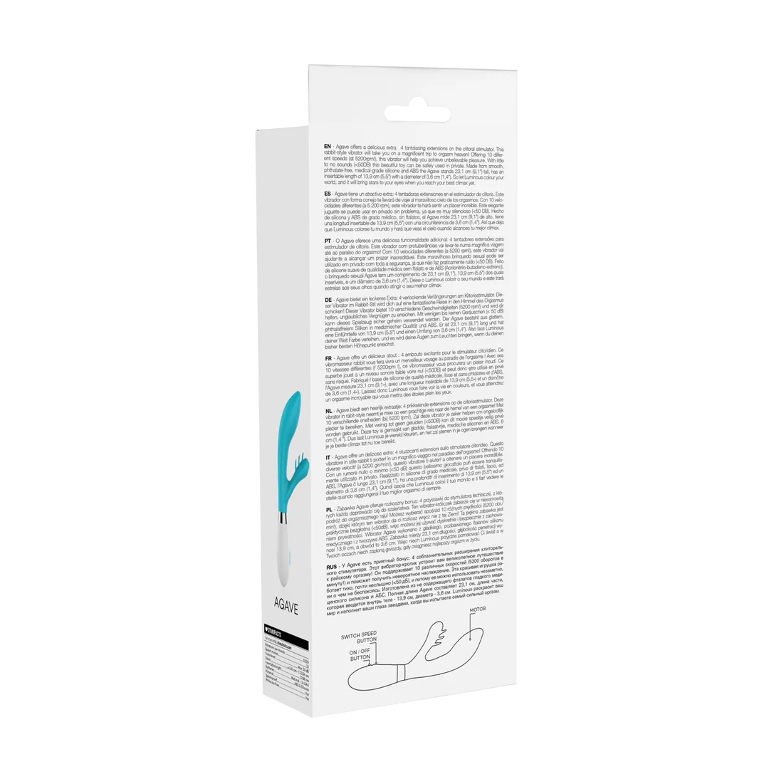 Vibromasseur rabbit • 10 modes • Luminous by Shots – Image 8