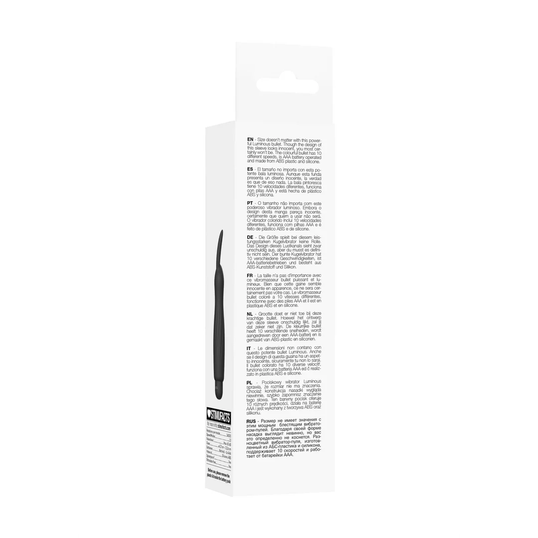 Vibromasseur bullet à 10 modes – Sofia Luminous by Shots – Image 2