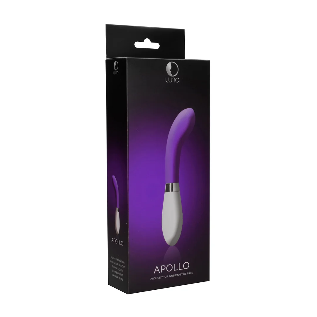 LUNA012PUR-2 Vibromasseur point G violet Luna by Shots Apollo – Image 1