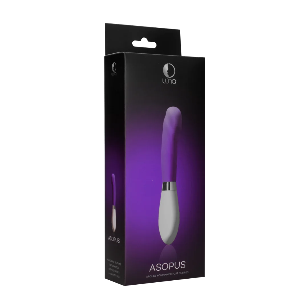 LUNA013PUR-2 Vibromasseur Asopus Luna by Shots – Image 1