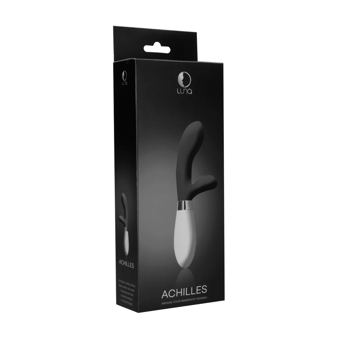LUNA014BLK-2 Stimulateur clitoridien et vibromasseur Luna Achilles, noir – Image 1