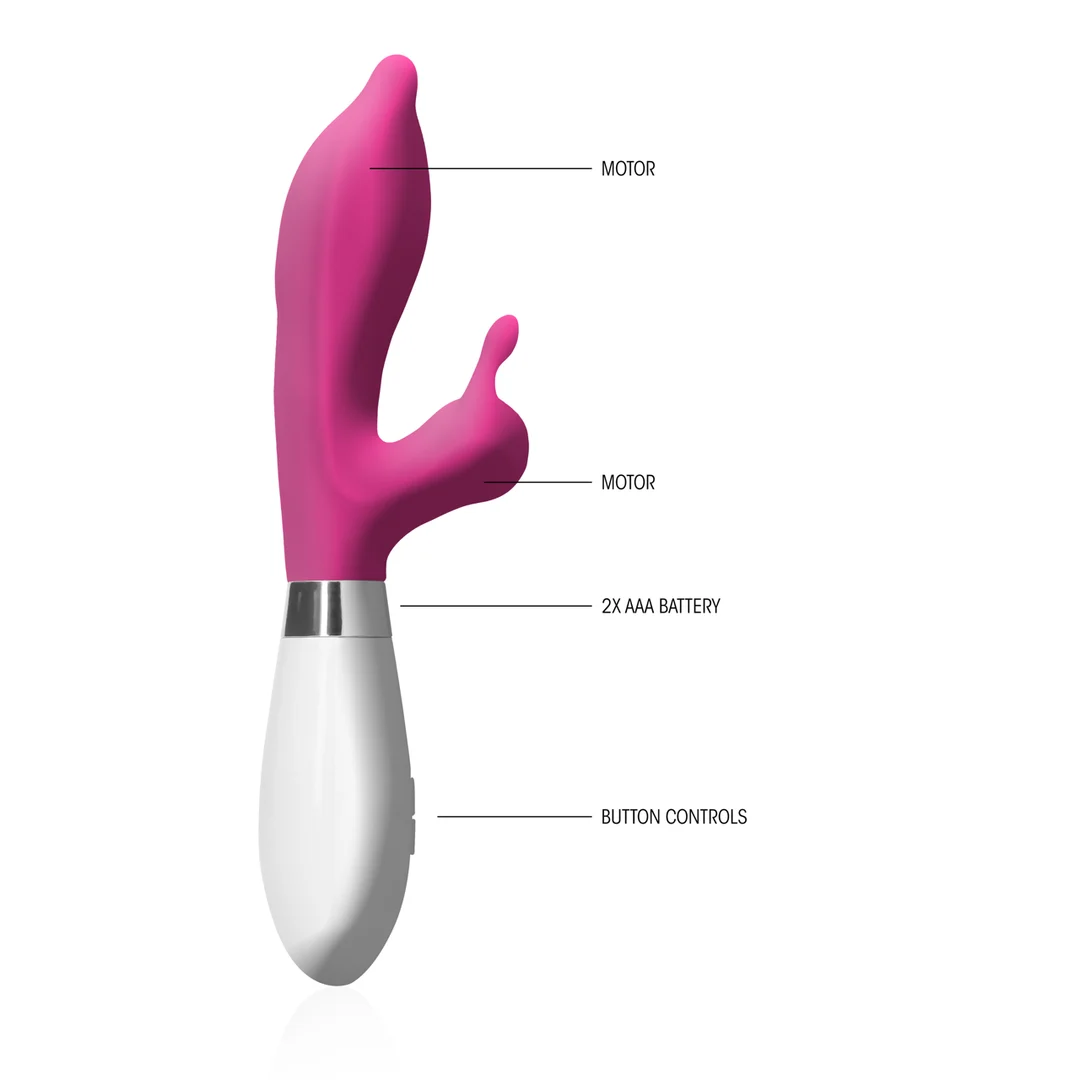 Luna Adonis, stimulateur clitoridien et vibromasseur rose – Image 2