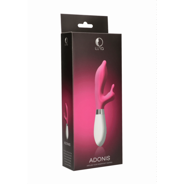 Luna Adonis, stimulateur clitoridien et vibromasseur rose