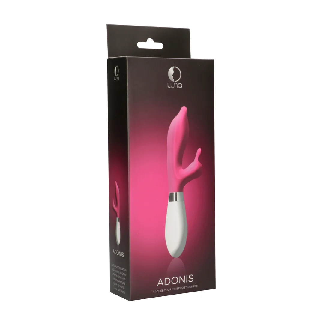 LUNA015PNK-2 Luna Adonis, stimulateur clitoridien et vibromasseur rose – Image 1