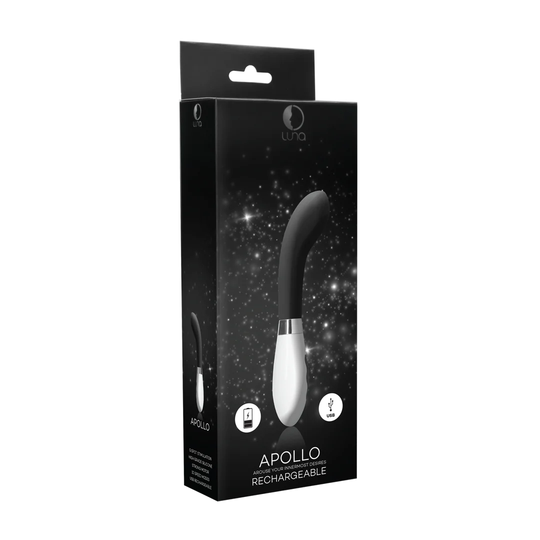 Vibromasseur rechargeable Apollo Luna by Shots – Image 1
