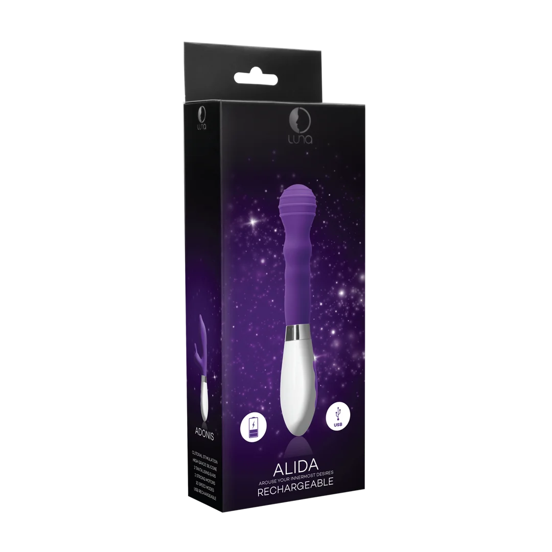 Vibromasseur rechargeable Alida Luna by Shots – Image 1