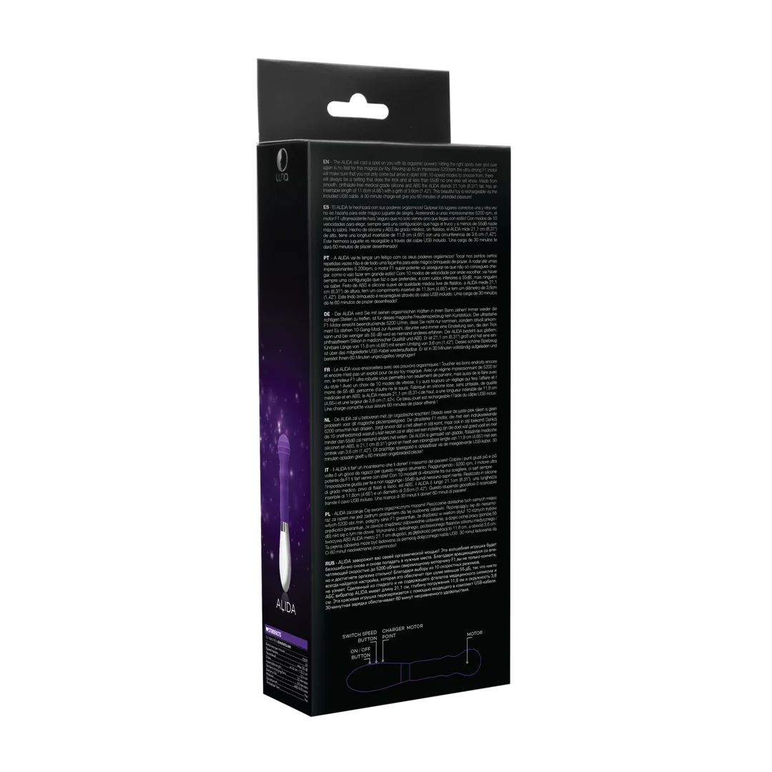Vibromasseur rechargeable Alida Luna by Shots – Image 2