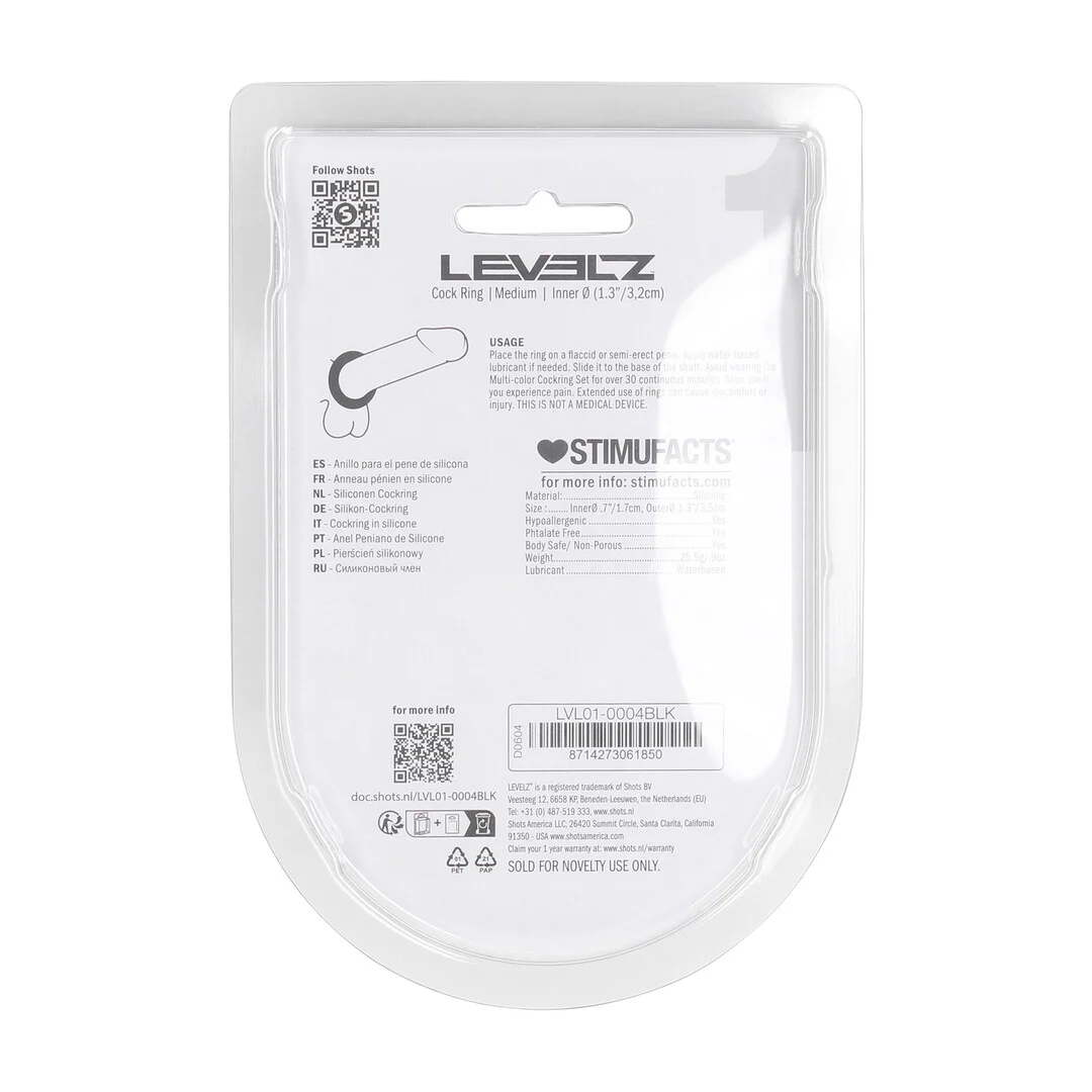 Anneau pénien Levelz en silicone liquide – Image 2
