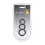 Lot de 3 anneaux péniens Levelz en silicone