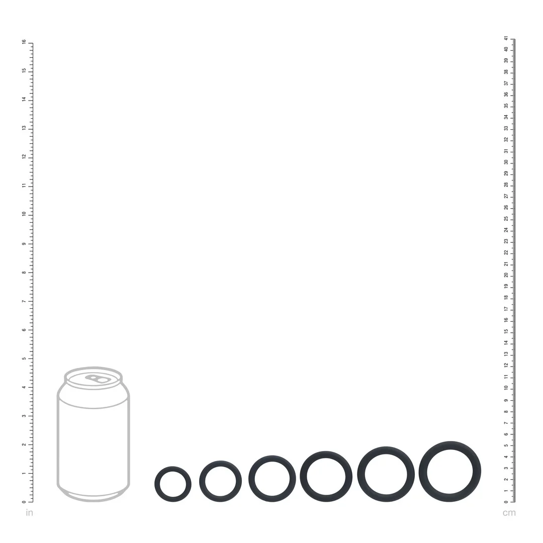 Set d’anneaux péniens Levelz by Shots en silicone – Image 4