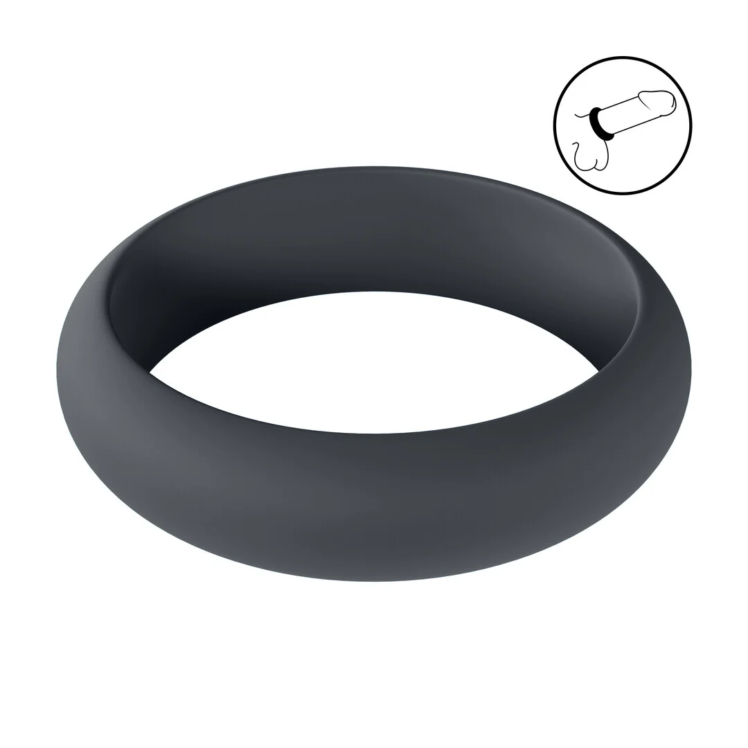 Anneau pénien Levelz Wide O en silicone – Image 6