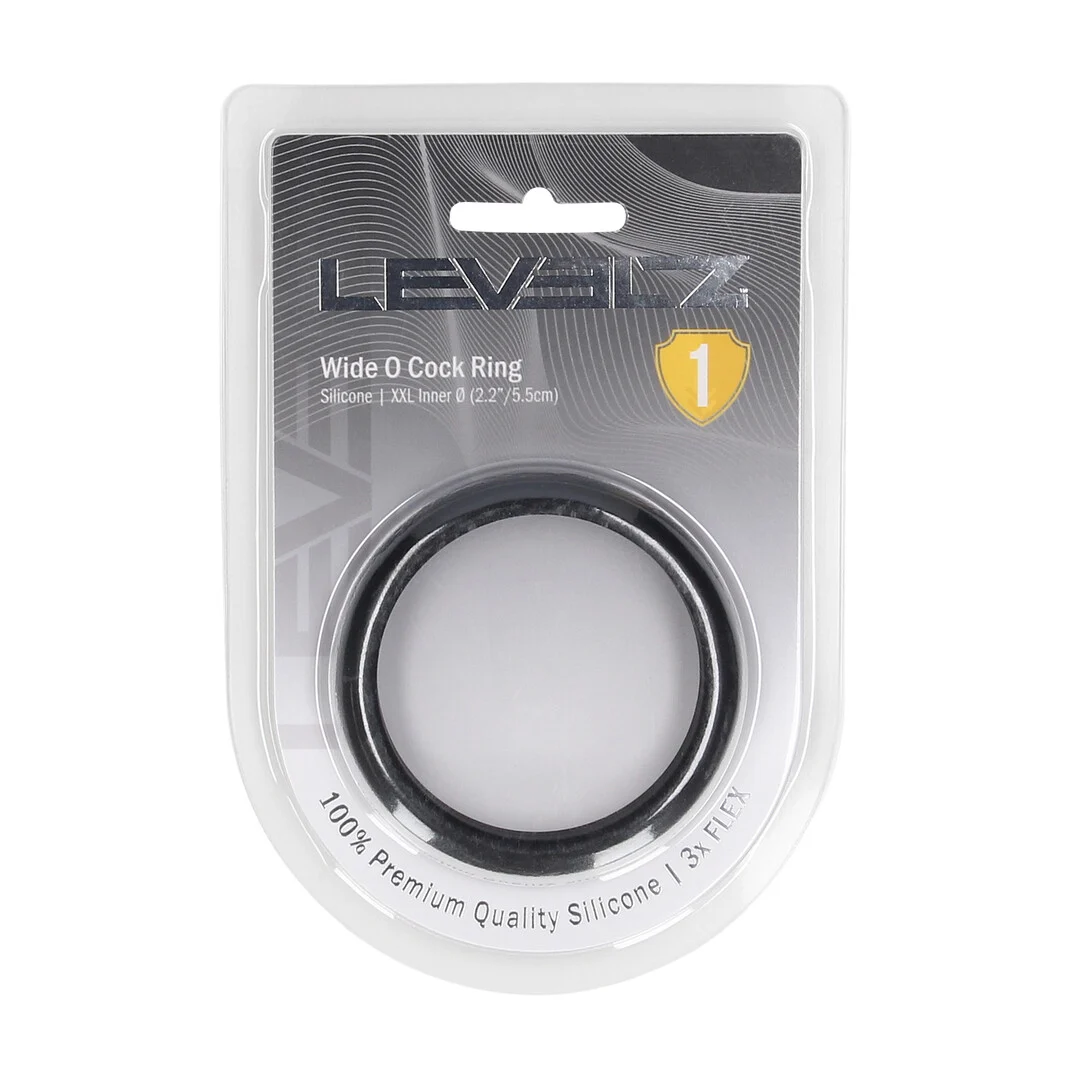 Anneau pénien en silicone Levelz Wide O XXL – Image 1