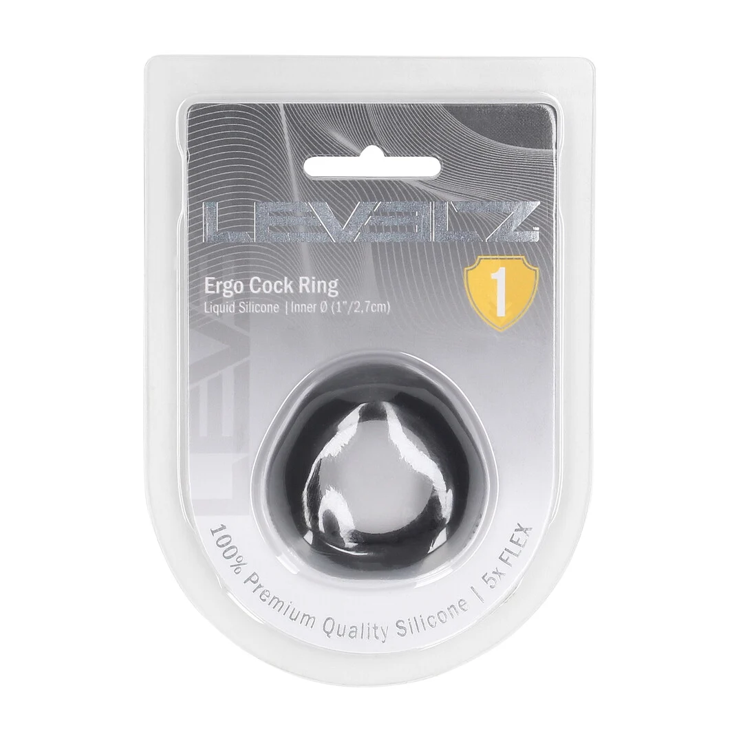 Anneau pénien Levelz Ergo en silicone liquide – Image 1