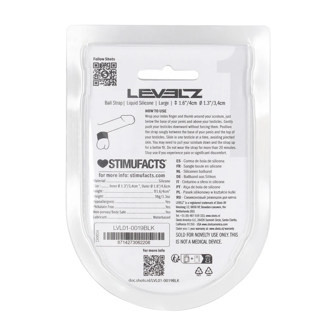 Sangle pour testicules Levelz en silicone – Image 2