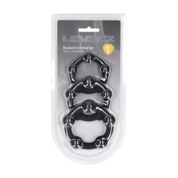 Set d’anneaux péniens Levelz en silicone