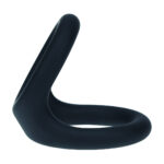 Anneau pénien en silicone Levelz Double O, noir – Image 3