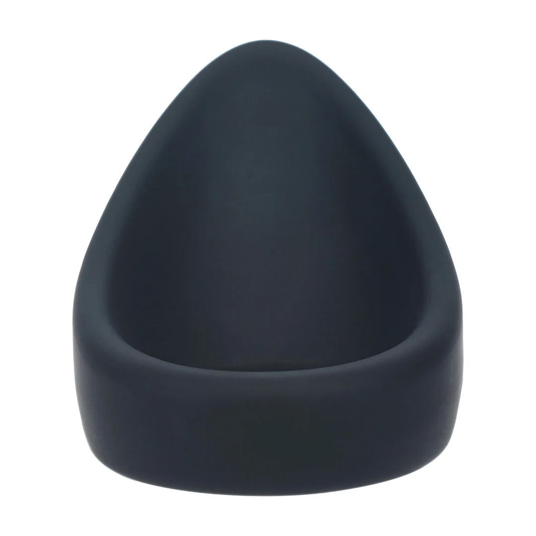 Cockring en silicone Levelz en forme de goutte, noir – Image 4