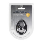 Cockring en silicone Levelz Double Ergo noir