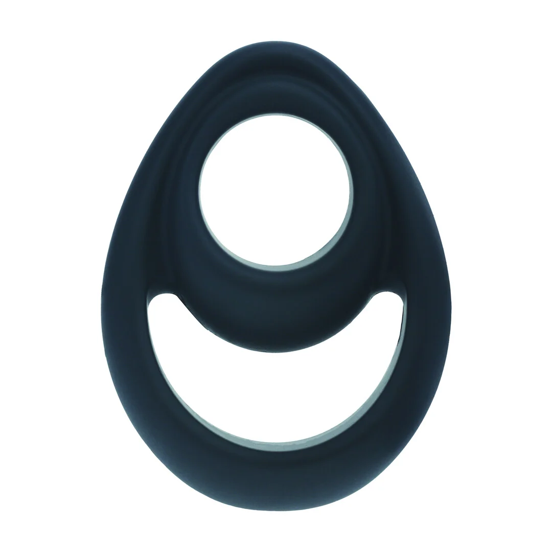 Cockring en silicone Levelz Double Ergo noir – Image 3