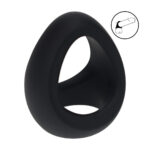 Cockring en silicone Levelz Tri O noir – Image 5