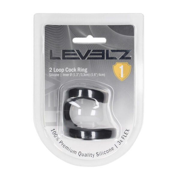 Cockring Levelz by Shots 2 Loop en silicone