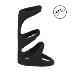 Cockring Levelz en silicone à trois boucles – Image 6